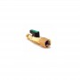 Conector Valvula Bola 3/8H x 1/4M Sae Llave Paso Gas Refrigerante