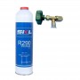 1 Botella Gas Refrigerante R290 + Valvula 370Gr Propano